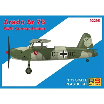 Plastikový model RS models 1/72 Arado Ar 76 German WWII trainer (3x camo)