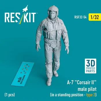 Plastikový model Reskit 1/32 A-7 'Corsair II' male pilot stand.position 2