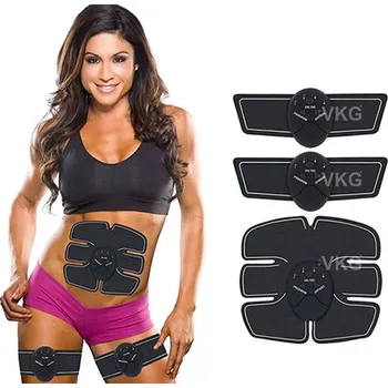 Elektrický posilovač břicha, stehen a paží EMS + ovladač