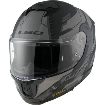Helma na motorku LS2 Helmets LS2 FF808 STREAM II SHADOW M.TITANIUM GREY-06 - XXL
