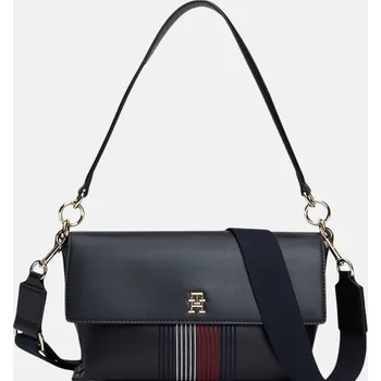 Kabelka Kabelka Tommy Hilfiger Distinct Shoulder bag Corp. - Barva Modrá, Materiál Imitace Kůže 56124 AW0AW16795