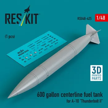 Plastikový model Reskit 1/48 600 gallon centerline fuel tank A-10 (1 pc.)