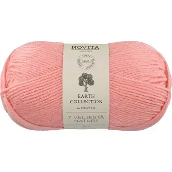 Příze Novita 7 Brothers Nature 505 Růžová (Ponožková příze 7 Veljestä Seidenpflanze )