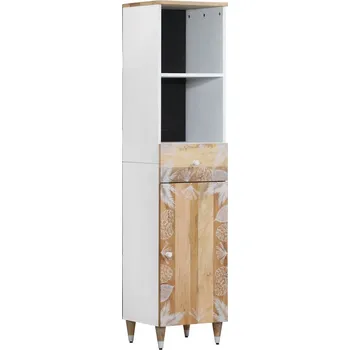 Koupelnový nábytek Koupelnová skříňka 38x33,5x160 cm masivní mangovníkové dřevo Hnědá 4018686