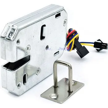 Elektrický zámek XG-07C 12VDC 1,8A s kontrolním kontaktem