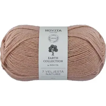 Příze Novita 7 Brothers Nature 502 Béžová (Ponožková příze 7 Veljestä Tagtraum )