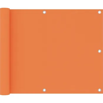 Markýza Balkónová zástěna oranžová 75 x 500 cm oxfordská látka IM_135046