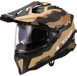 LS2 Helmets LS2 MX701 EXPLORER C TRICK BROWN SAND-06 - L