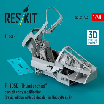 Plastikový model Reskit 1/48 F-105D 'Thunderchief' cockpit early (HOBBYB)