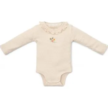 Kojenecký body Little Dutch Body dlouhý rukáv Sand Melee vel. 68