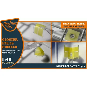 Plastikový model Clear Prop models 1/48 Gloster E28/39 Pioneer double-sided mask (CP)