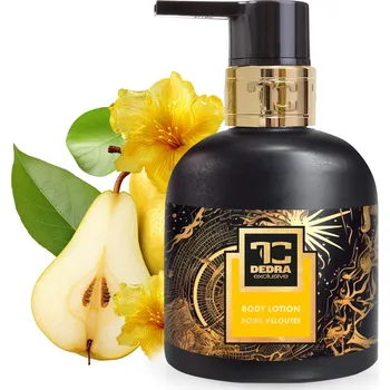 Tělové mléko SAMETOVÁ HRUŠKA | zvláčňující tělové mléko s mandlovým olejem | 320 ml Dedra