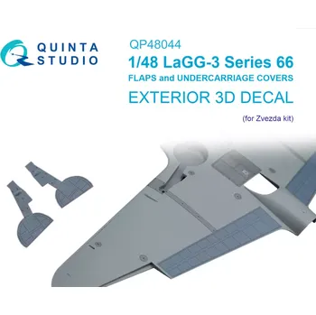 Plastikový model Quinta studio 1/48 LaGG-3 Series 66 Flaps & Undercarriage Covers