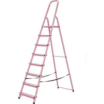 Žebřík Elkop Ocelový žebřík růžový, 8 příček