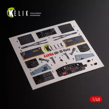 Plastikový model Reskit 1/48 UH-1D 'Huey' interior 3D (ZIMI/KITTYH)