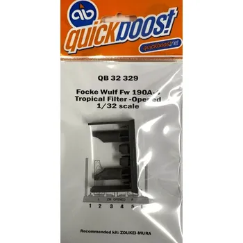 Plastikový model Quickboost 1/32 Fw 190A-4 tropical filter - opened (ZOUKEI M)