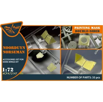 Plastikový model Clear Prop models 1/72 Noorduyn Norseman double-sided painting mask