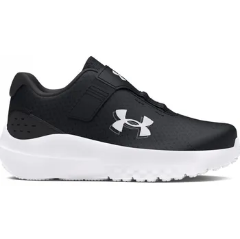 Chlapecká obuv Under Armour Surge 4 AC Running Shoes Unisex Infants Black/White C9 (26.5)