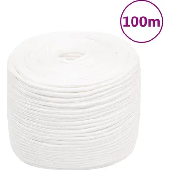 Lano Lodní lano celobílé 8 mm 100 m polypropylen IM_152556