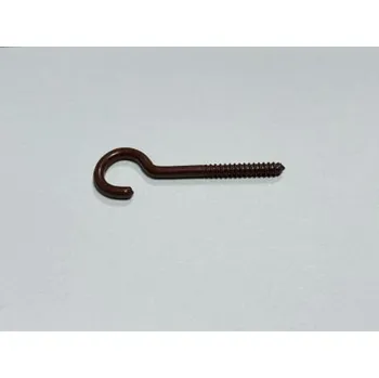 Nábytkové kování M-1866/60 hák lustr.hnědý á200