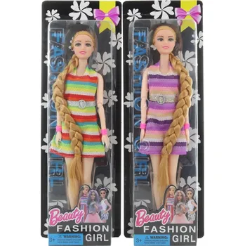 Panenka Panenka v proužkovaných šatech