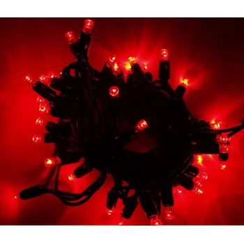 Vánoční dekorace CITY SR-051043 HIGH-PROFI girlanda LED stálesvítící, červená, 5m