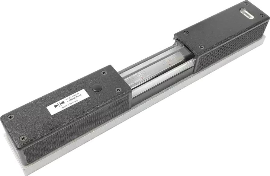 Strojní vodováha s prizmatickou základnou, délka základny 160 mm, citlivost 0,04 mm/m 7853611