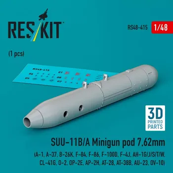Plastikový model Reskit 1/48 SUU-11B/A Minigun pod 7,62mm (1 pc.)
