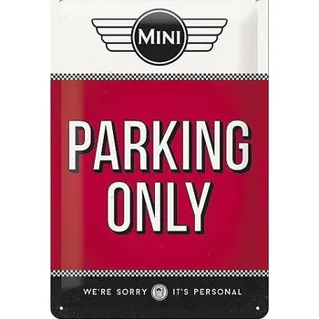 Plechová cedule Retro cedule Mini - Parking Only - 20x30cm