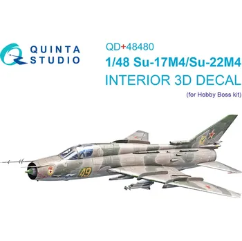 Plastikový model Quinta studio 1/48 Su-17M4/Su-22M4 3D-Print.&col.Inter. (HOBBY)