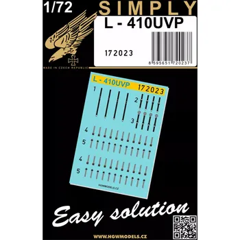 Plastikový model HGW 1/72 Seatbelts L-410UVP (SIMPLY)