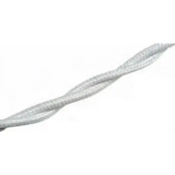 vypínač FONTINI by Font Barcelona Splétaný kabel PVC 750V s ohnivzdornou izolací - bílý - výprodej zbytků Provedení:: 3x1,50 mm, Balení: délka 3 m 30 974 05 1