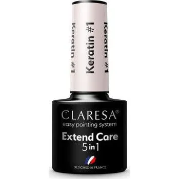 Lak na nehty Gel lak CLARESA Extend Care 5v1 KERATIN 1 5ML