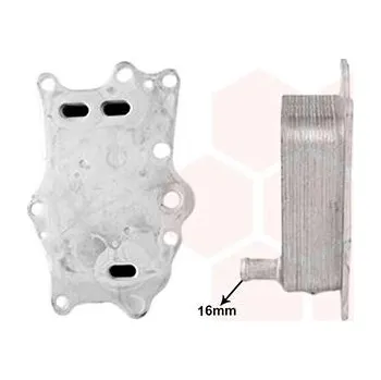 Chladič motoru Olejový chladič, motorový olej VAN WEZEL 07003143