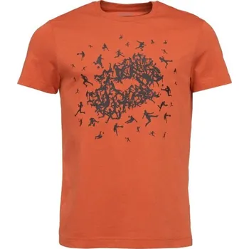 Pánské tričko Lotto LOSANGA PLUS IV TEE M Oranžová, Černá