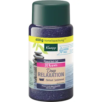 Koupelová kosmetika Kneipp Deep Relaxation Patchouli & Sandalwood relaxační sůl