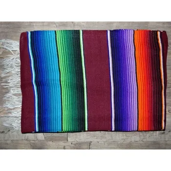 Přehoz na lůžko Serape (vínové)