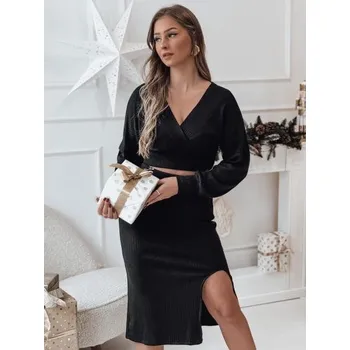 Dámský svetr Dámská souprava jedné velikosti COASTAL černá