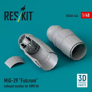 Plastikový model Reskit 1/48 MiG-29 'Fulcrum' exhaust nozzles (GWH)