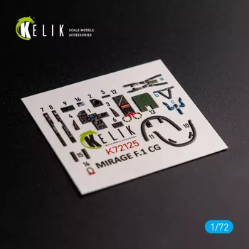 Plastikový model Reskit 1/72 MIRAGE F.1 CG interior 3D (SP.HOB.)