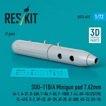 Plastikový model Reskit 1/72 SUU-11B/A Minigun pod 7,62mm (1 pc.)