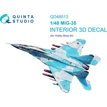 Plastikový model Quinta studio 1/48 MiG-35 3D-Printed&col.Interior (HOBBYB)