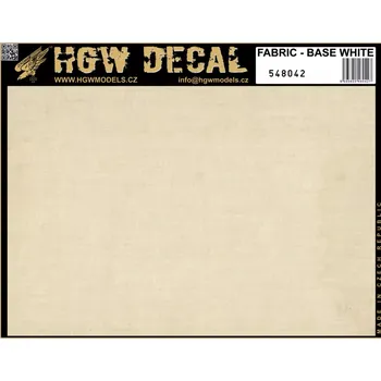 Plastikový model HGW 1/48 Decals FABRIC (base white)