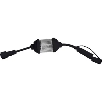 Vánoční dekorace CITY ZD-050761 Záblesková žárovka LED s konektory MAXILEB, studeně bílá, černý kabel