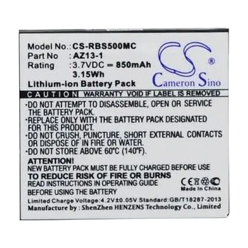 Baterie pro Xiaoyi Az13-1, 850 mAh, Cameron Sino CS-RBS500MC