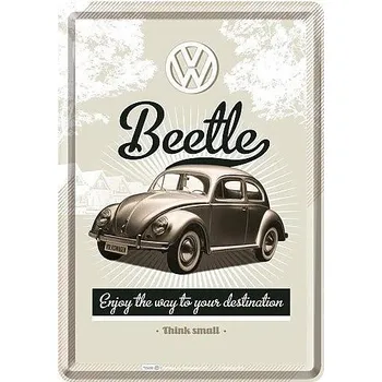 Retro pohlednice - Volkswagen - Beetle 10x14,5cm