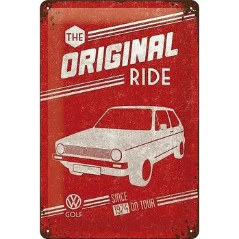 Plechová cedule Retro cedule Volkswagen - Original Ride 20x30cm
