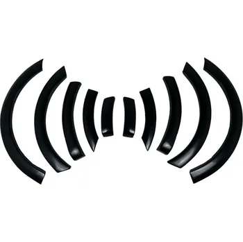 Blatník karosérie Plastové lemy blatníků pro VOLKSWAGEN Caddy MK4 2015-2021 (černý lesk) s TÜV