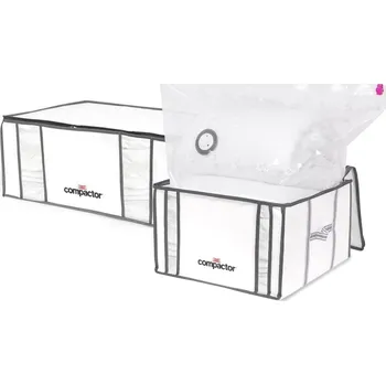 Úložný box Vakuové/vyztužené látkové úložné boxy na oblečení v sadě 2 ks 65x45x27 cm Life – Compactor ID_1324910