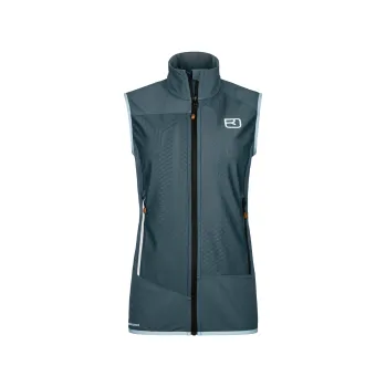 Dámská vesta Ortovox Col Becchei Vest W dark arctic grey XL; Šedá vesta + DÁREK DLE VÝBĚRU!